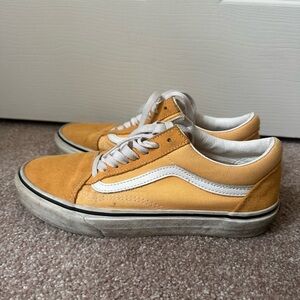 Mustard Yellow Vans Old Skool Low-Top Sneakers